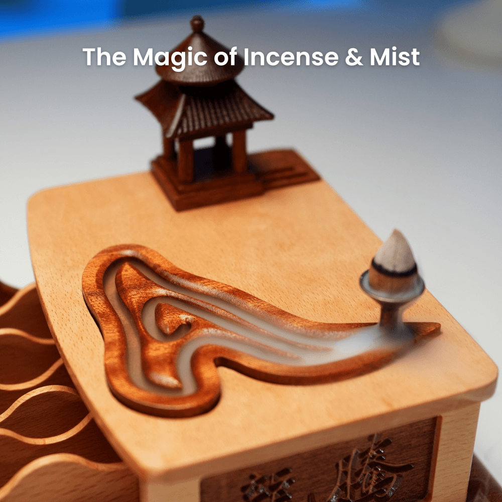 MarinerPoet Handcrafted Wooden Asian Dragon Automaton