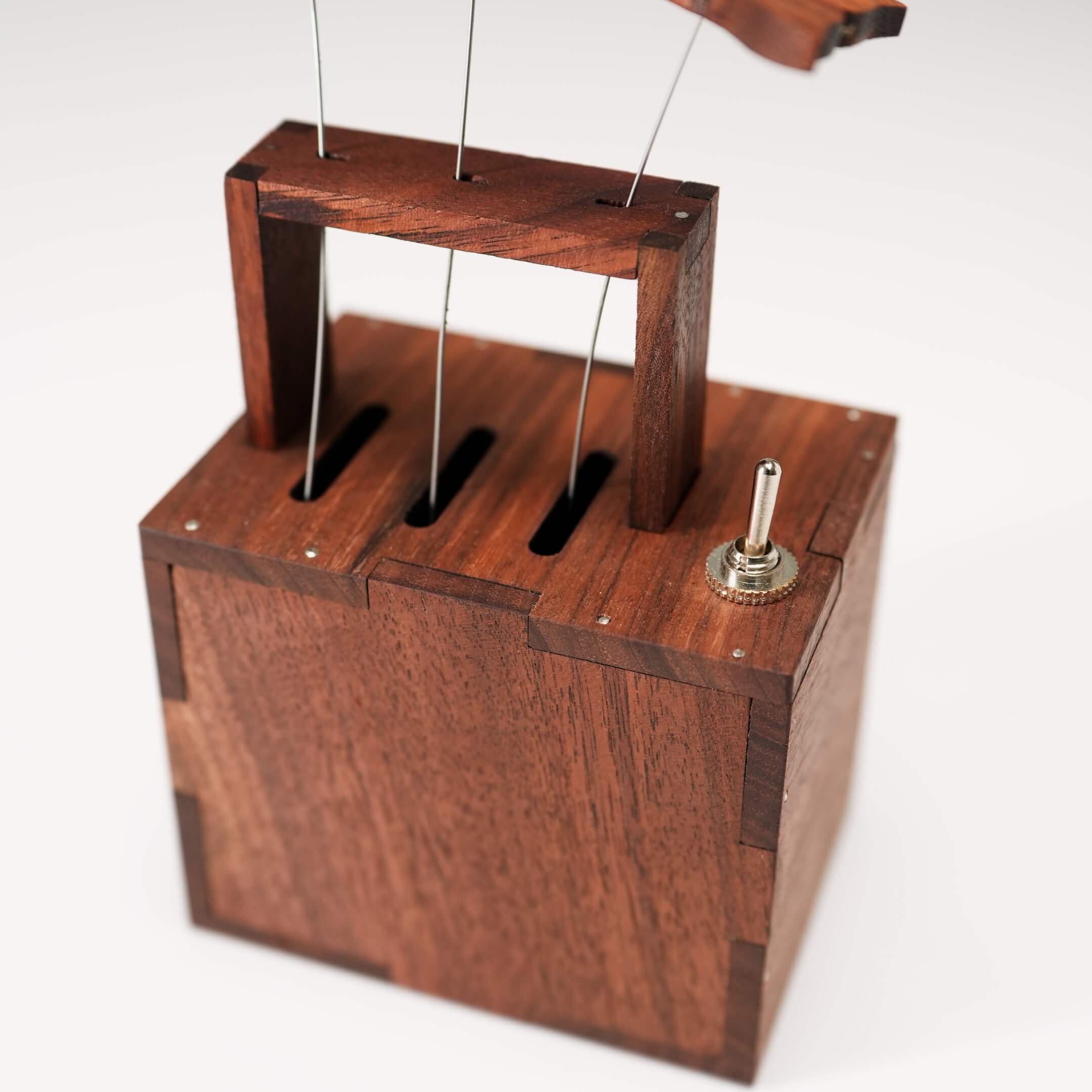 Handcrafted Walnut Whale Automaton