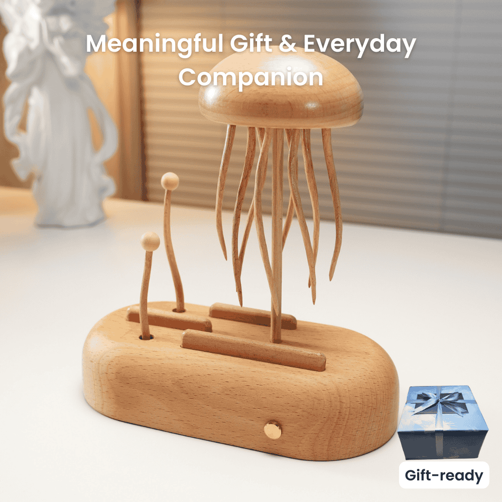 MarinerPoet™ Handcrafted Wooden Jellyfish Automaton(Big)