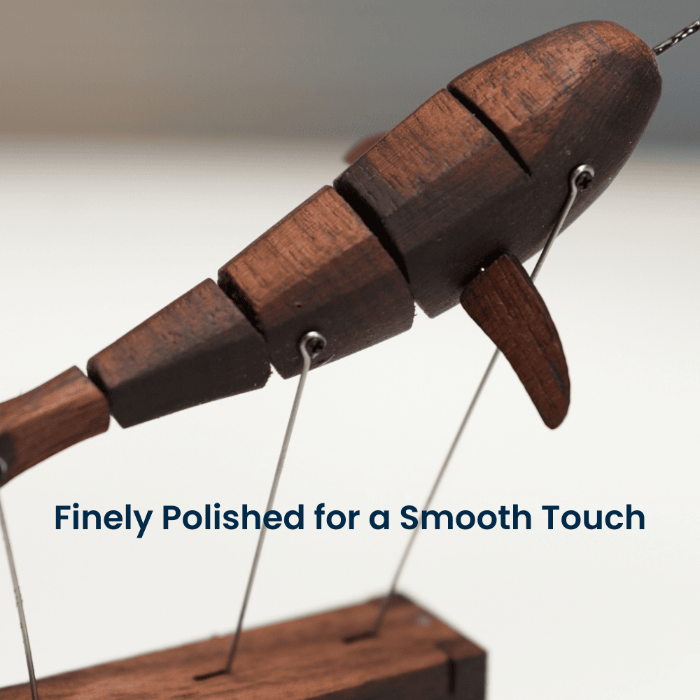 MarinerPoet™ Automate en noyer fait main de baleine