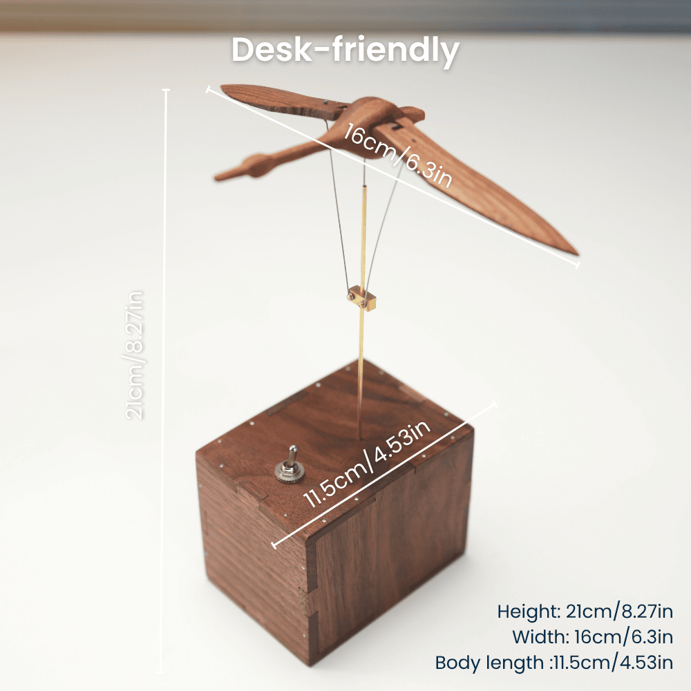 MarinerPoet™ Handcrafted Walnut Swan Automaton