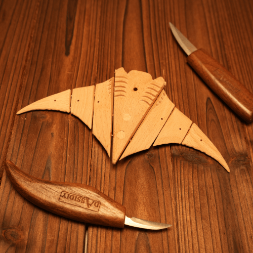 MarinerPoet™ Handcrafted Wooden Manta Ray Automaton