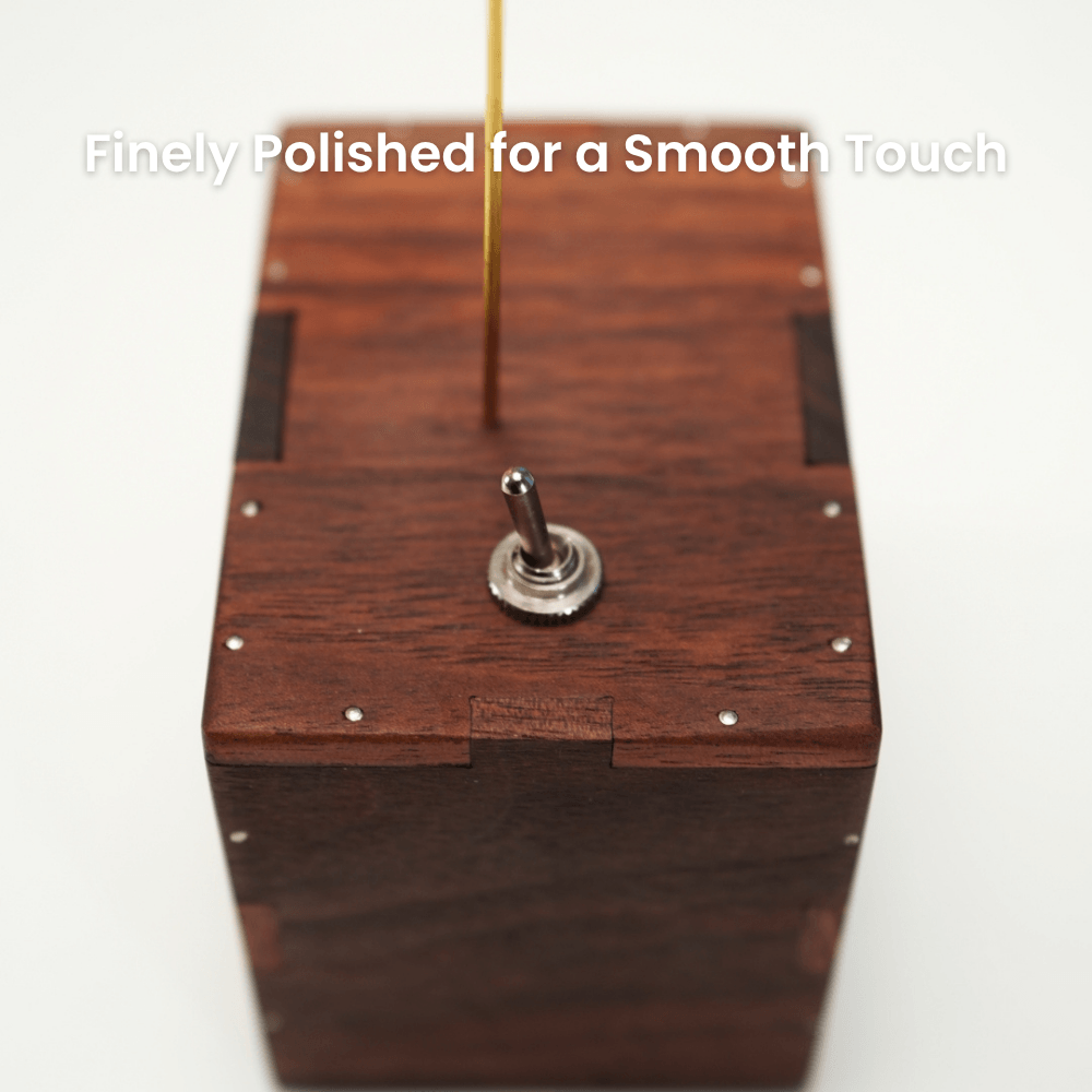 MarinerPoet™ Handcrafted Walnut Swan Automaton