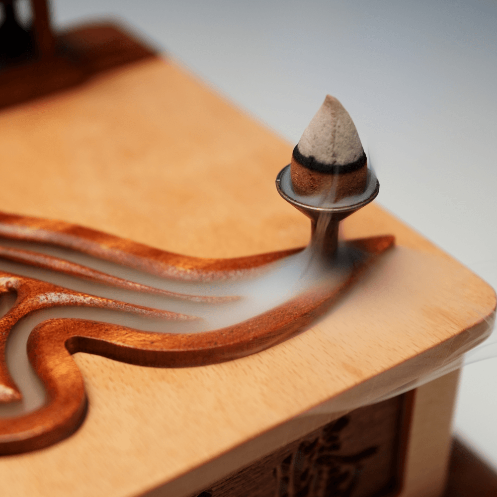 MarinerPoet Handcrafted Wooden Asian Dragon Automaton