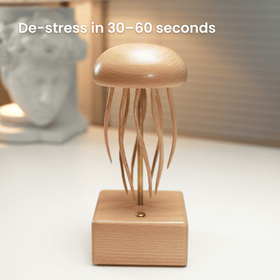 MarinerPoet™ Handcrafted Wooden Jellyfish Automaton