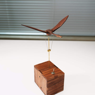 MarinerPoet™ Handcrafted Walnut Swan Automaton