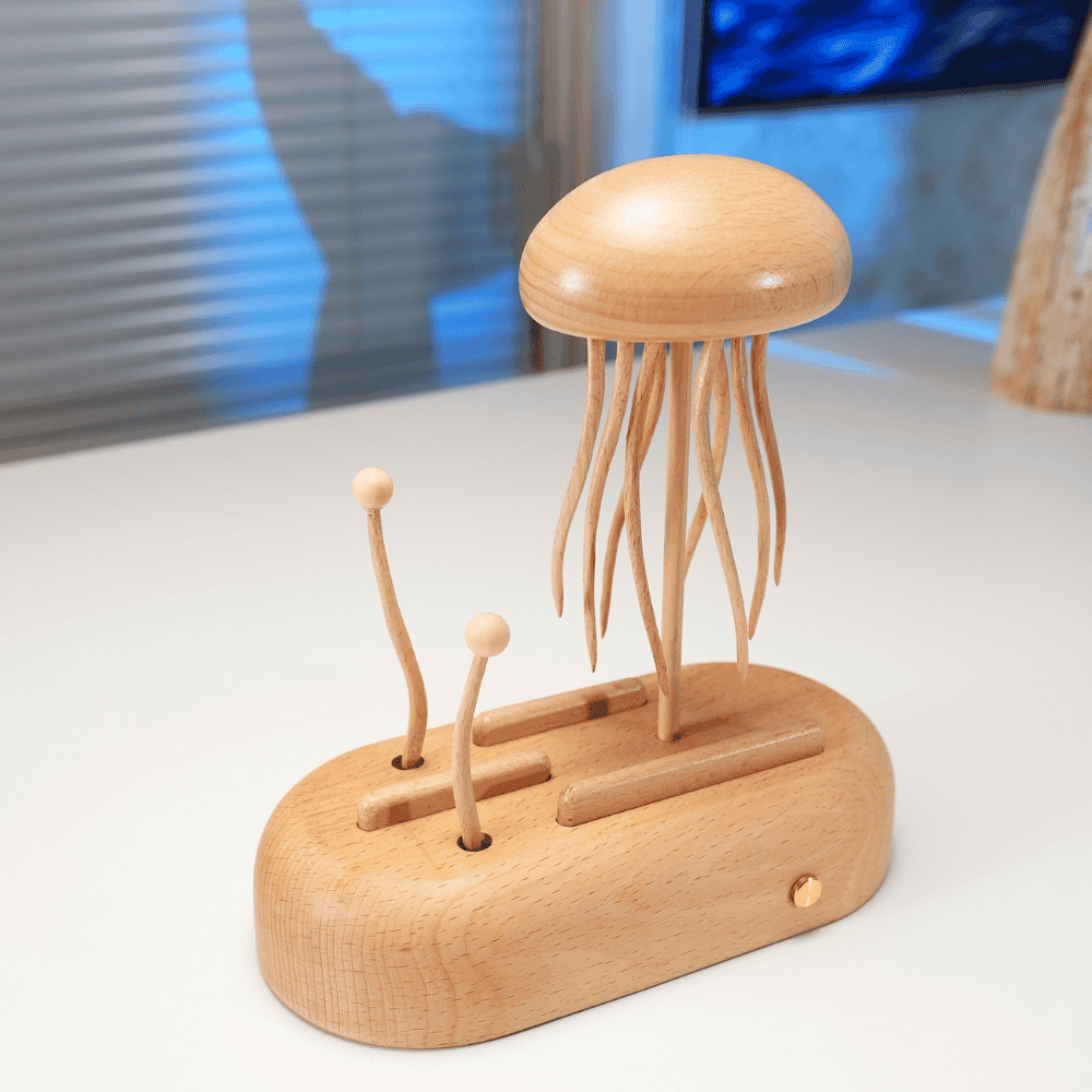 MarinerPoet™ Handcrafted Wooden Jellyfish Automaton(Big)