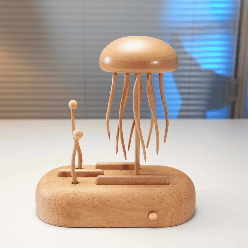 MarinerPoet™ Handcrafted Wooden Jellyfish Automaton(Big)