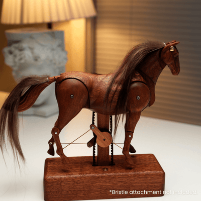 MarinerPoet Handcrafted Wooden Horse Automaton