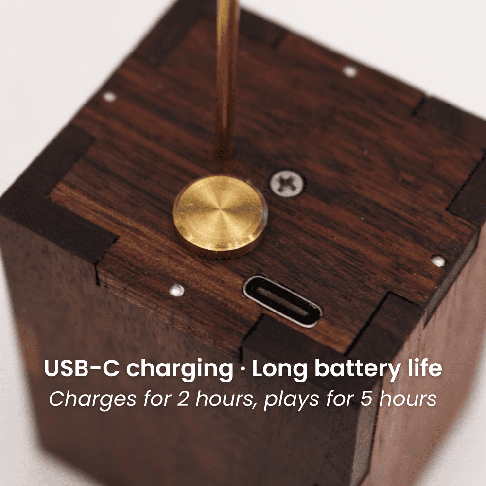 MarinerPoet™ Handcrafted Walnut Bird Automaton