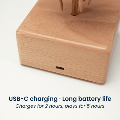 MarinerPoet™ Handcrafted Wooden Jellyfish Automaton