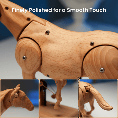 MarinerPoet Handcrafted Wooden Horse Automaton