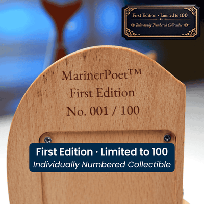 MarinerPoet™ Handcrafted Wooden Dolphin Automaton