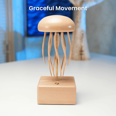 MarinerPoet™ Handcrafted Wooden Jellyfish Automaton