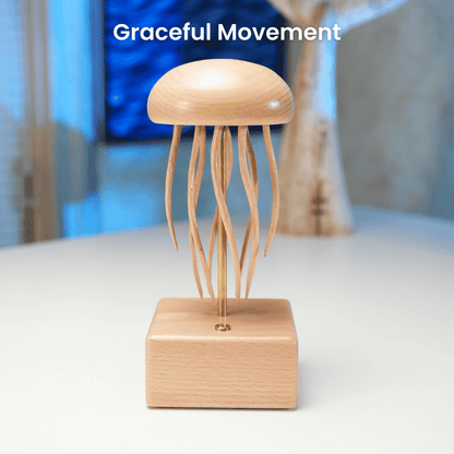 MarinerPoet™ Handcrafted Wooden Jellyfish Automaton