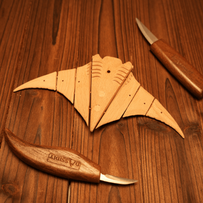 MarinerPoet™ Handcrafted Wooden Manta Ray Automaton