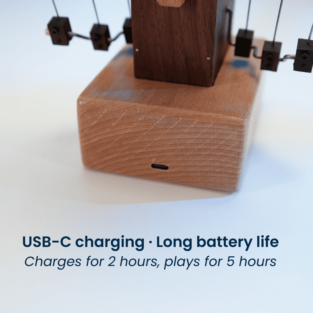 MarinerPoet™ Handcrafted Wooden Manta Ray Automaton